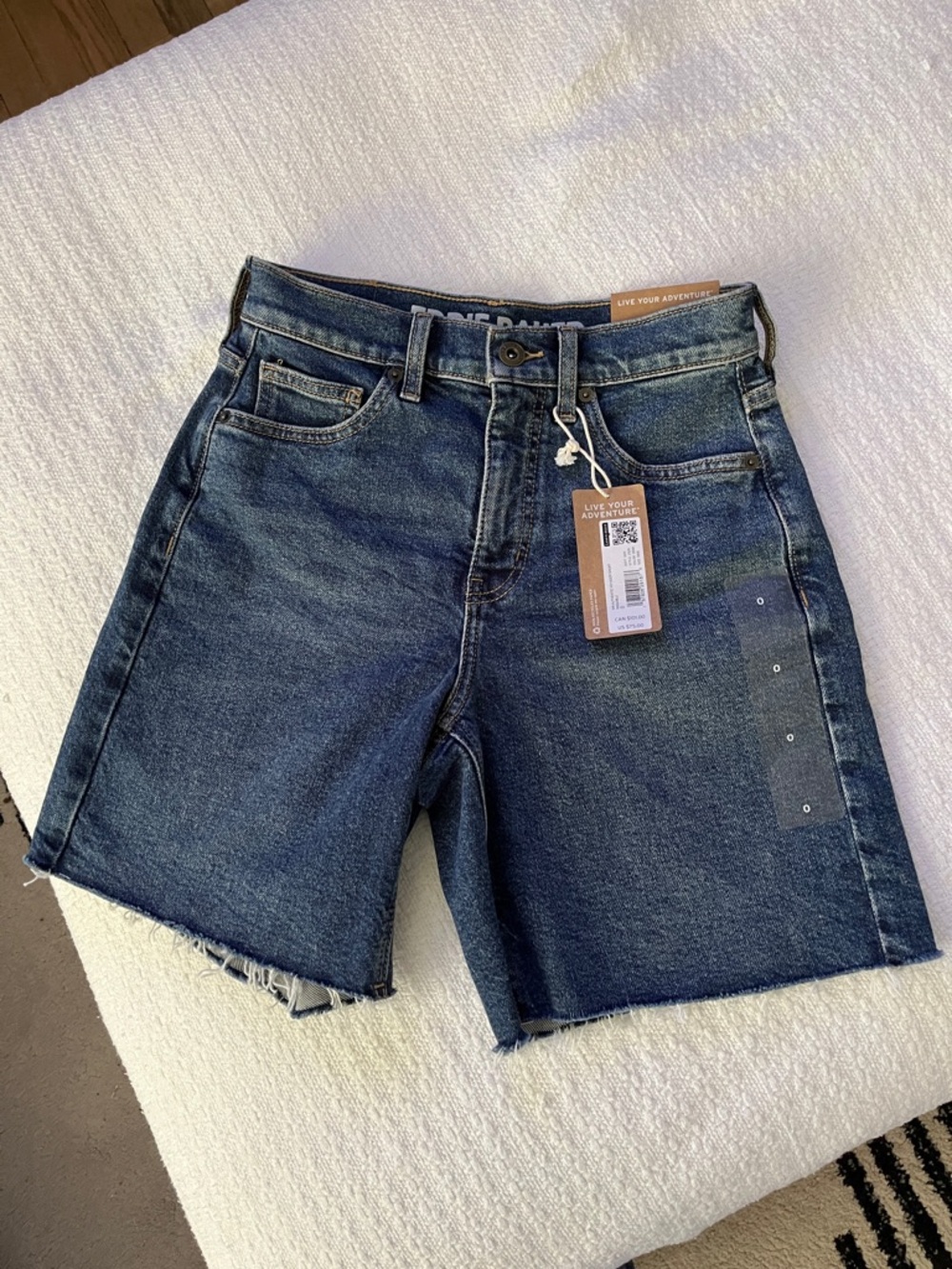 Eddie Bauer Dark Blue Denim Jean Shorts